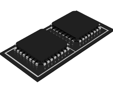 illustration electronics, small circuit board
